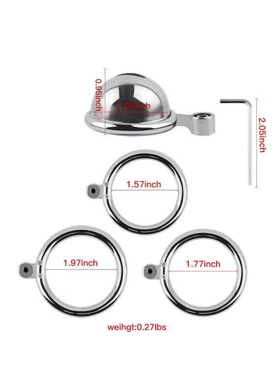 Ultra Small Cock Cage Helmet For BDSM Gay Men