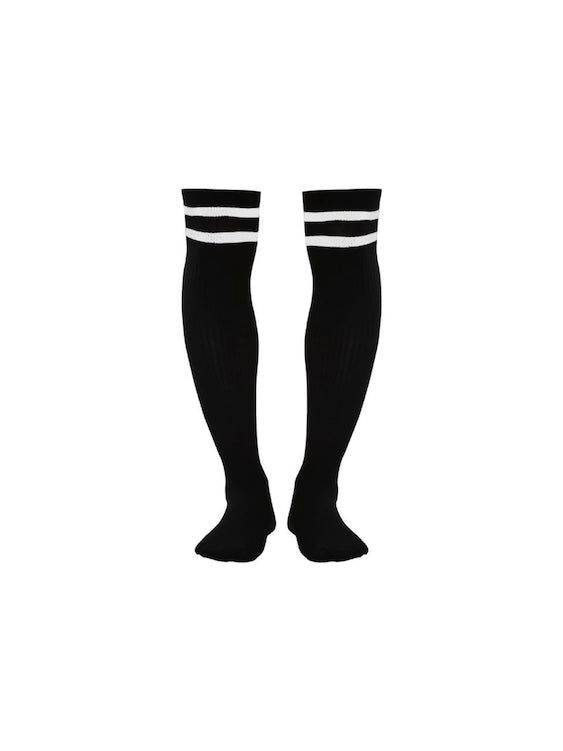 Colorful Stripes Thigh Socks For Men
