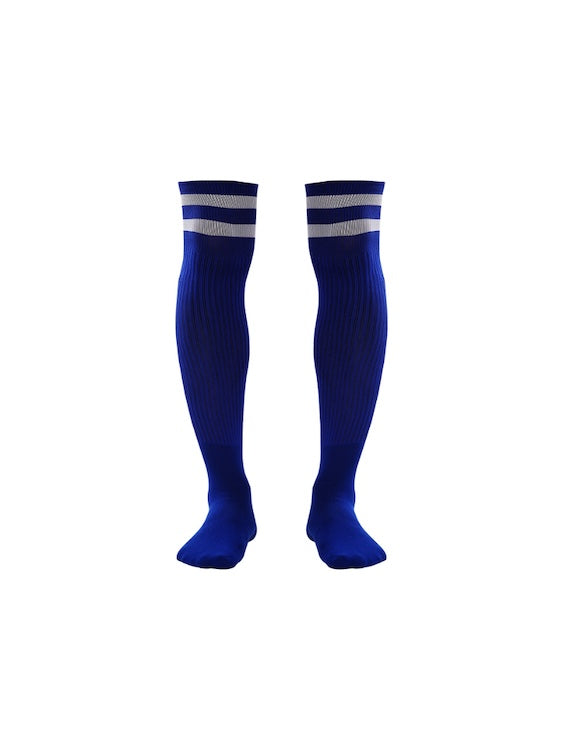 Colorful Stripes Thigh Socks For Men