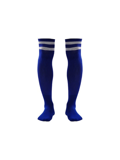 Colorful Stripes Thigh Socks For Men