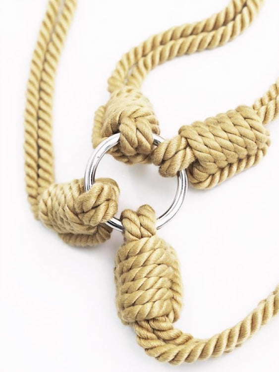 Handcuff With Rope Handmade Bondage Rope Handcuffs and Ankle Cuffs - Bondage - BDSM - Sex ...