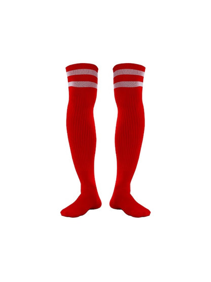 Colorful Stripes Thigh Socks For Men