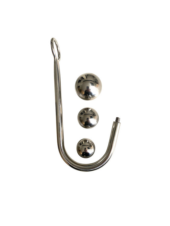 Stainless Steel Ball Anal Hook Set For BDSM Gay Male White Sock stainless-steel-ball-anal-hook-set-for-bdsm-gay-male-white-sock