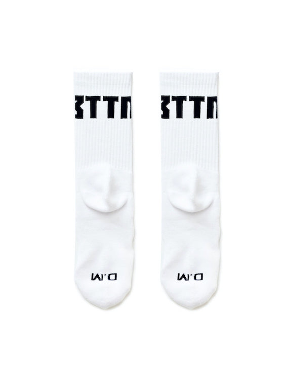 Dirty Talk Series Blow Me White Socks