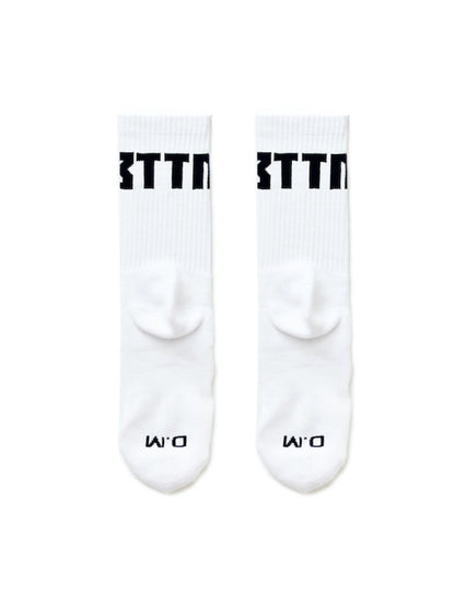 Dirty Talk Series Blow Me White Socks
