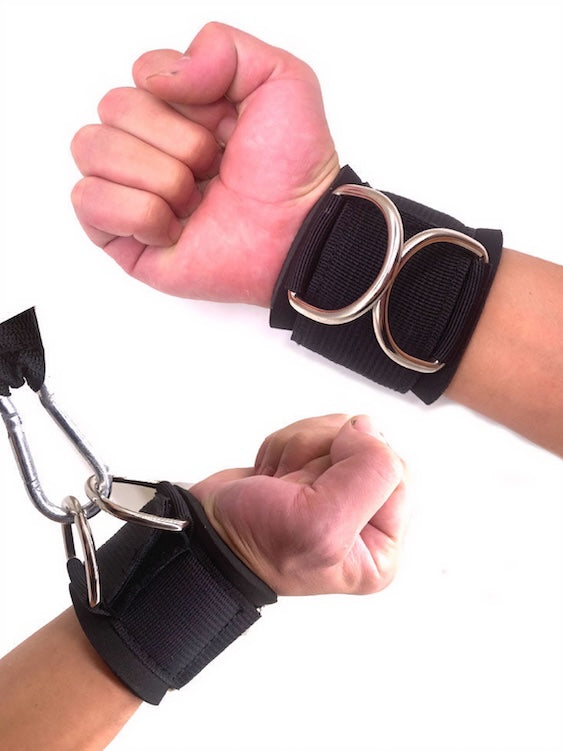 Wrist Restraints With Metal Hooks For Bondage - Bondage - BDSM - Sex ...