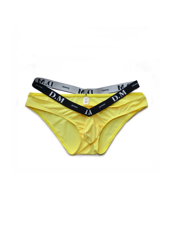 Candy-colored Men's Triangle Underwear with Separated Waistband