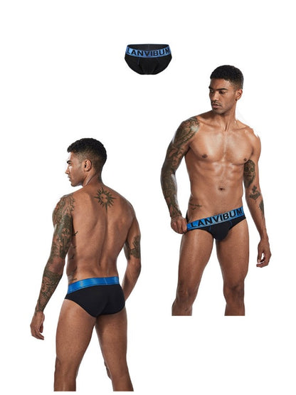 Underwear with Big Pouch and Letter Prints