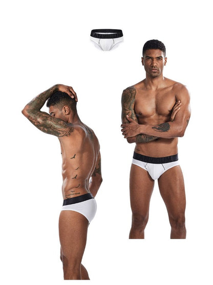 Underwear with Big Pouch and Letter Prints