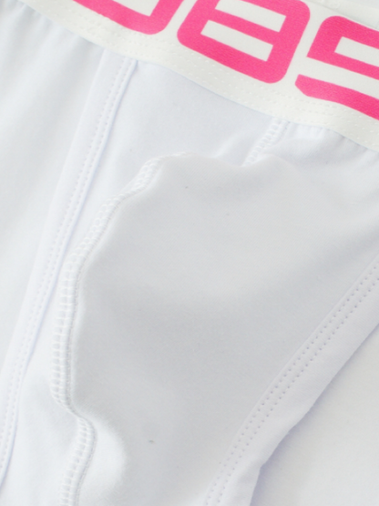 2 PCS Simple Pure Cotton Low Waist High-Cut Brief